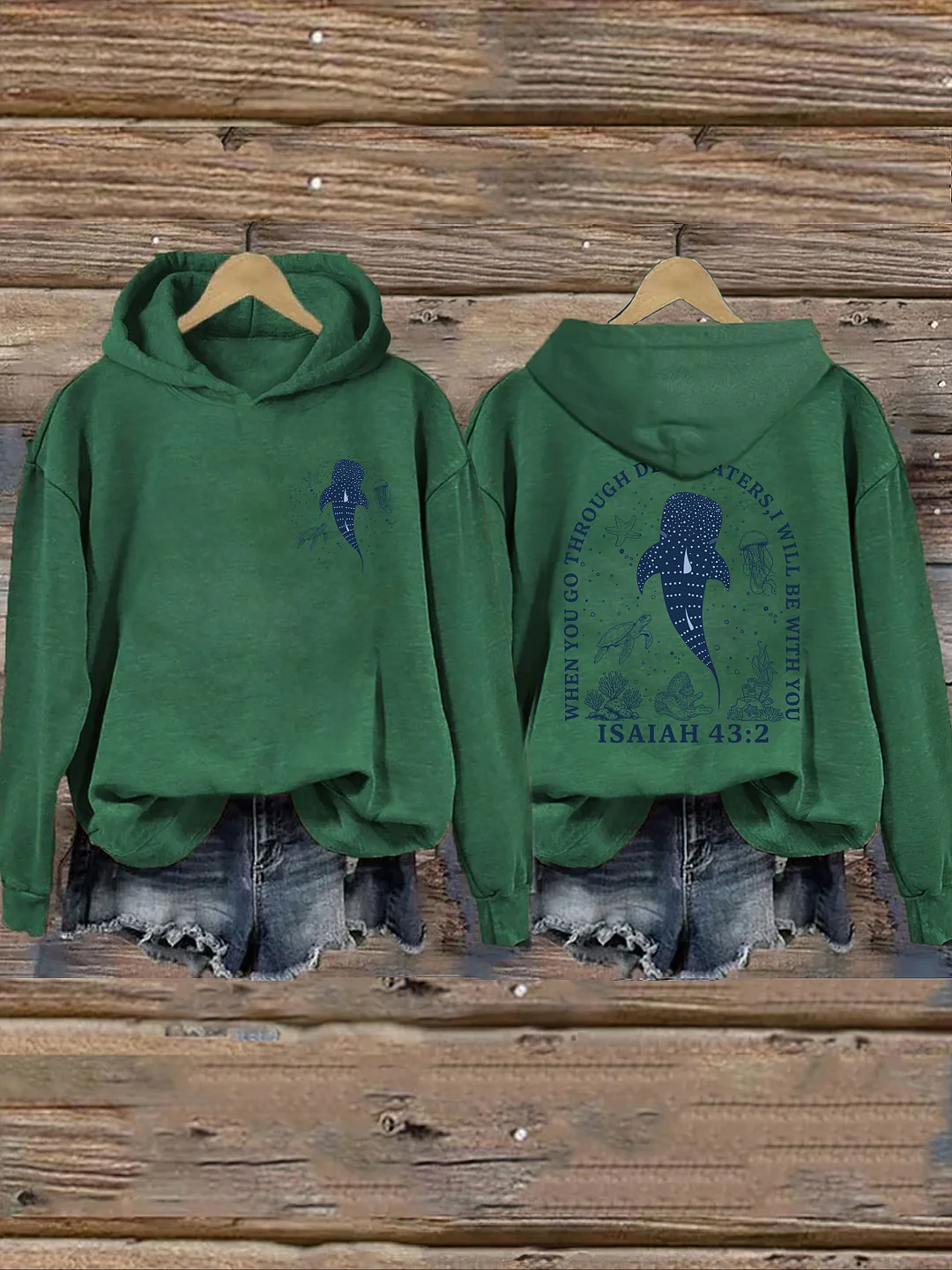 When You Go Through Deep Waters Hoodie