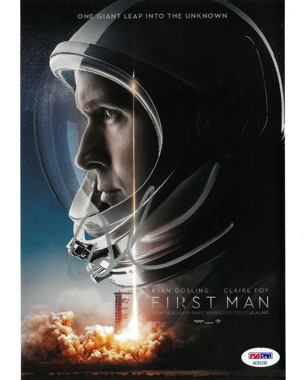 Damien Chazelle Signed First Man Autographed 8x10 Photo Poster painting PSA/DNA #AE81239