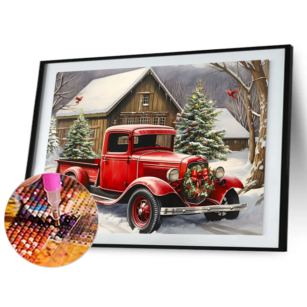 Diamond Painting - Full Round Drill - Car(Canvas|40*30cm)