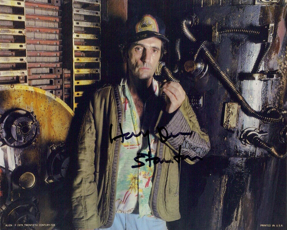 Harry Dean Stanton signed 8X10 Photo Poster painting