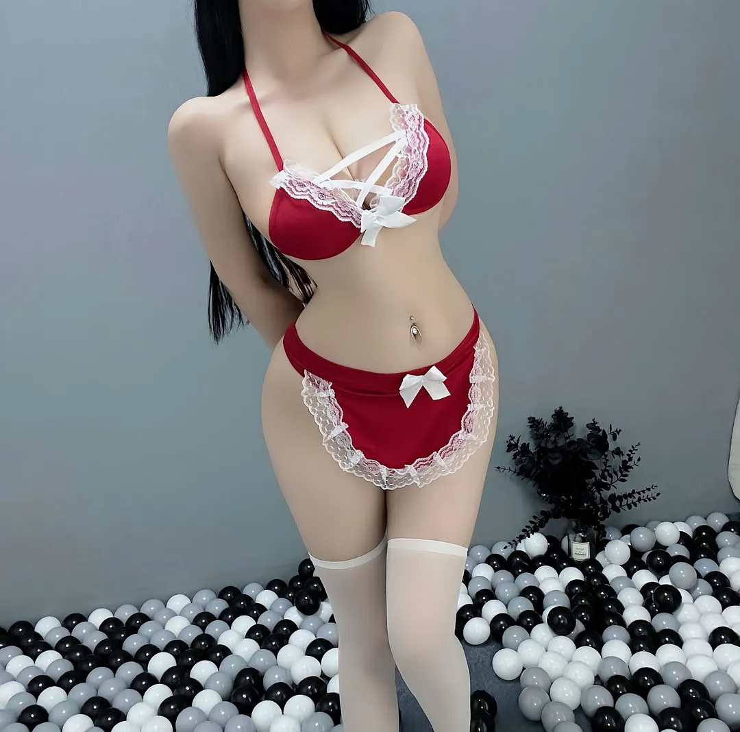 Churchf Sex Lingerie Sexy Seduction Maid Maid Suit Uniform Seduction Pure Lust Female Anchor Performance Suit