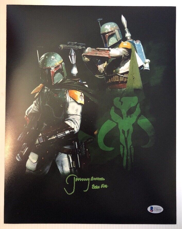Jeremy Bulloch Signed Autographed Boba Fett 11x14 Photo Poster painting Star Wars BECKETT COA 13