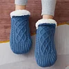 Chaussettes D'hiver de Sol Doublure en Peluche