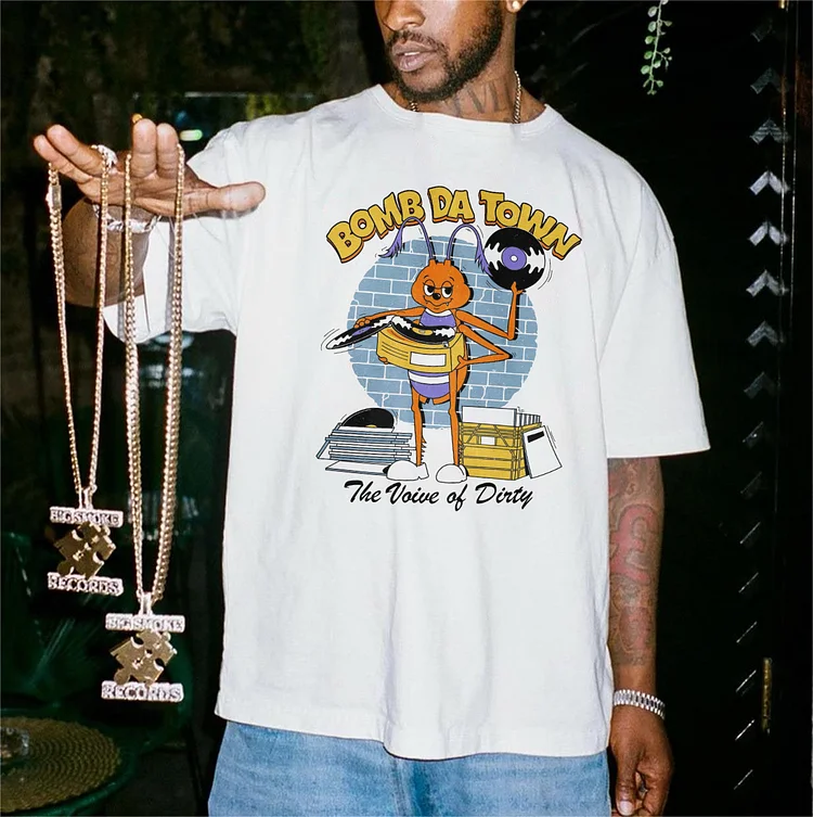 Bomb Da Town The Voive Of Dirty T-shirt