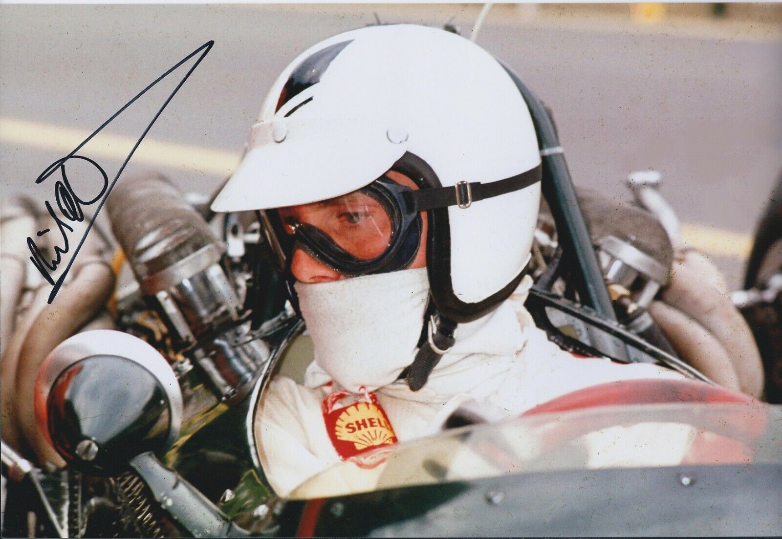 Richard Attwood IN PERSON SIGNED Autograph British Driver 12x8 Photo Poster painting AFTAL COA