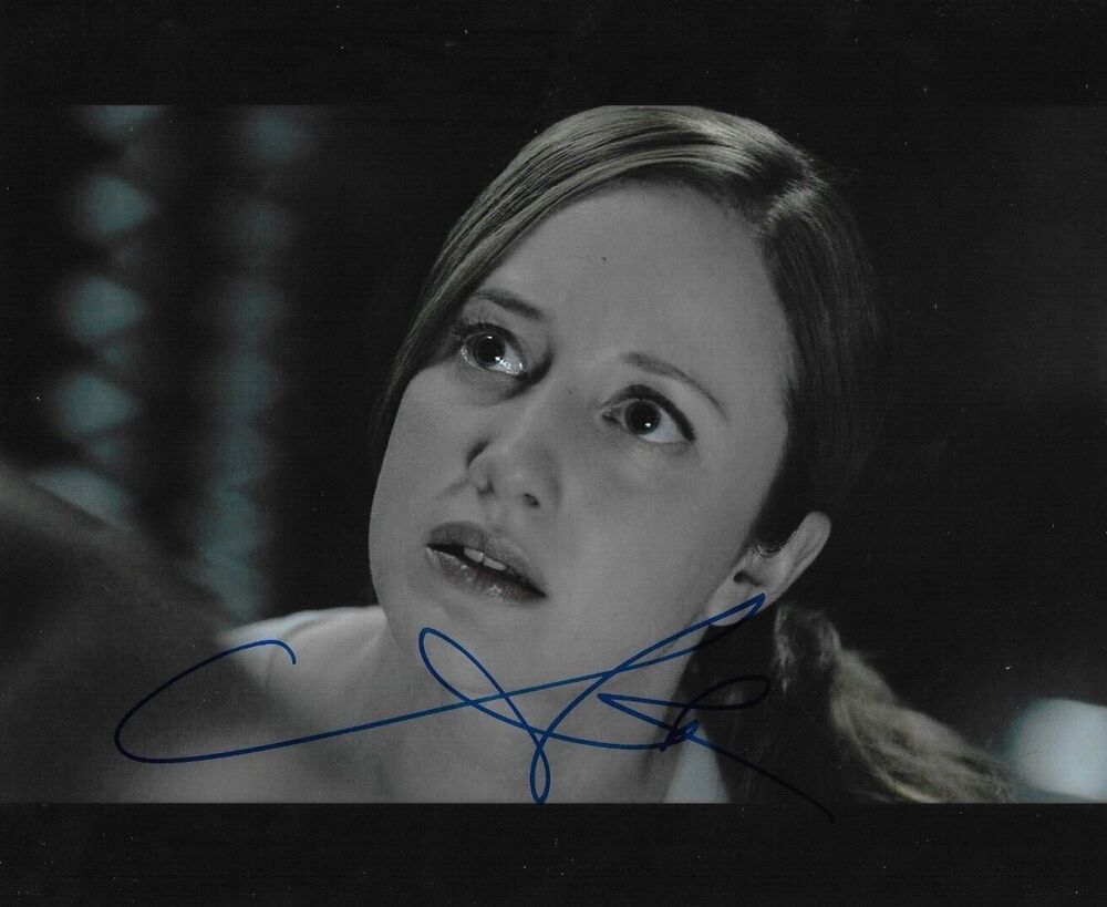 * ANDREA RISBOROUGH * signed 8x10 Photo Poster painting * OBLIVION * * 1