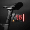 TUJIYD Bicycle Taillight Digital Brand Road Mountain Bike Night Riding Safety Warning Light Cycling Equipment Number Plate