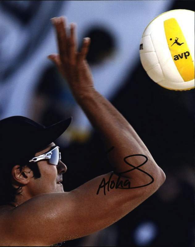 Kevin Wong authentic signed AVP volleyball 8x10 Photo Poster painting W/Cert Autographed 03