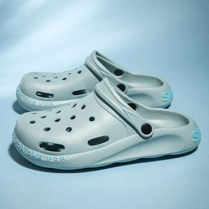 2021 Hot Sale Summer Cheap Clogs Men Yellow Men Beach Sandals Casual Outdoor Slip On Men Garden Shoes Unisex Sandalias De Hombre