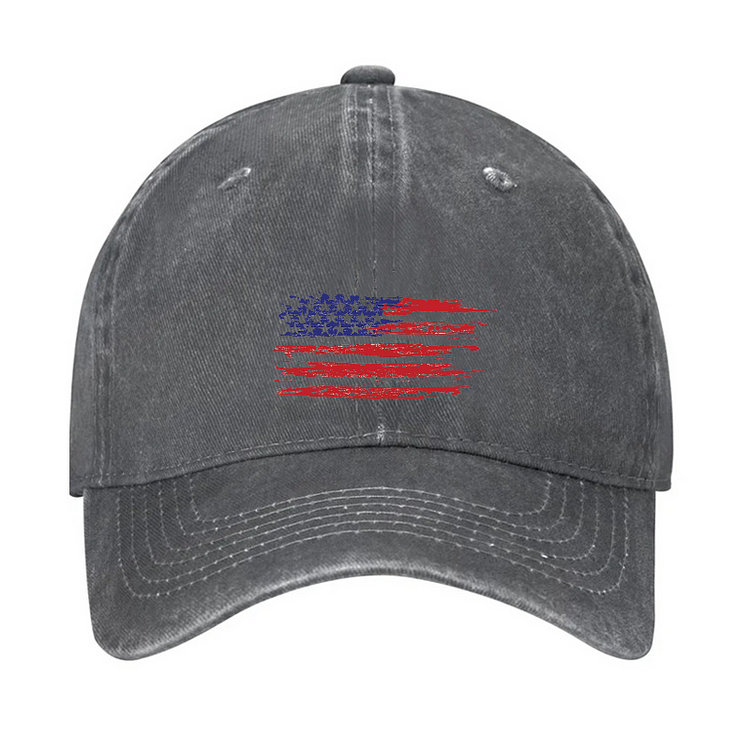 Colorful Flag Print Hat