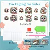 6PCS DIY Diamond Art Greeting Cards Christmas Animal Congratulations Cards Gift