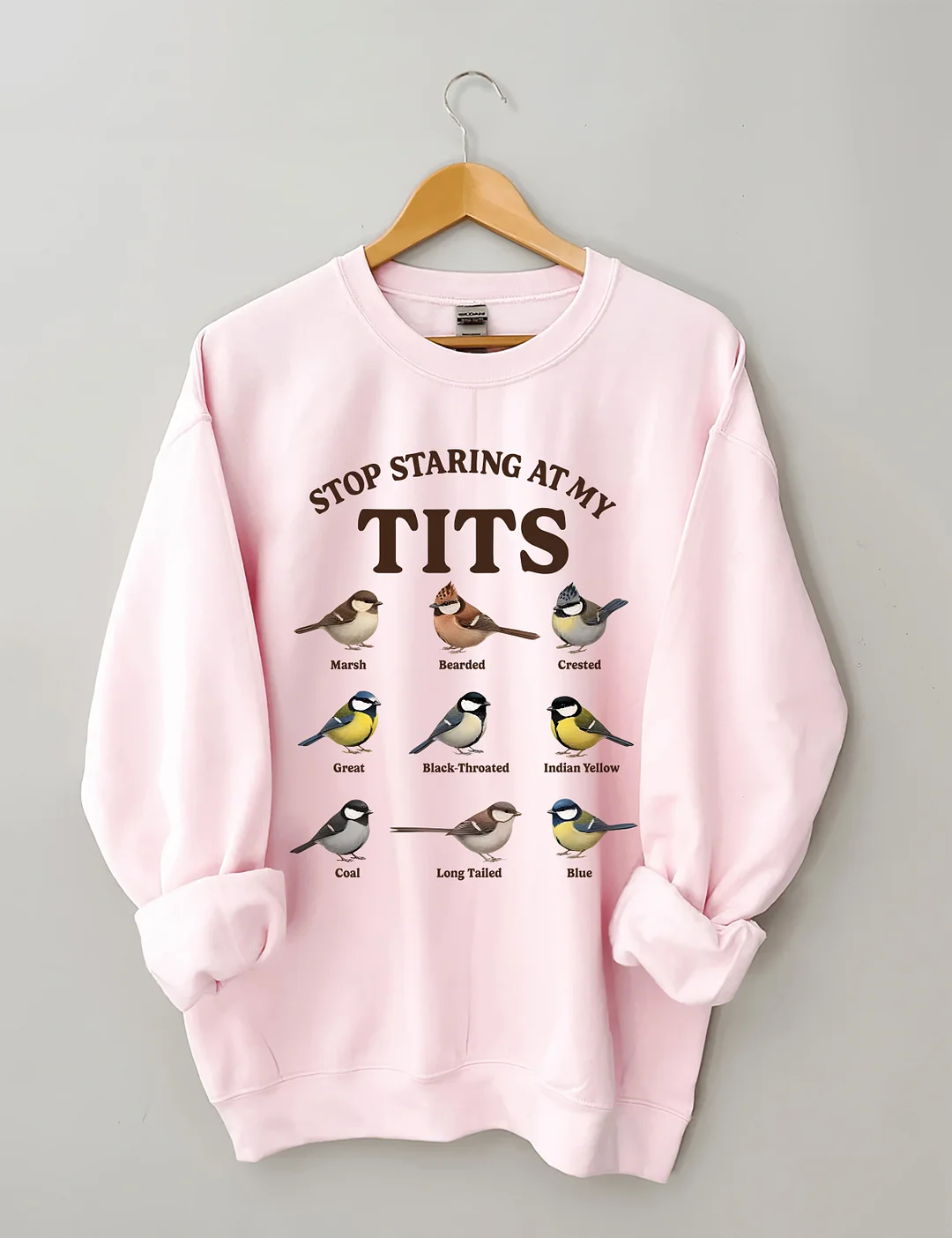 Stop Staring At My Tits Sweatshirt