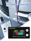 DC 8V-100V Battery Capacity Indicator LCD Car Motorcycle Voltmeter Voltage Gauge