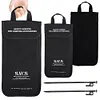 4/8 Pack Forged Steel Tent Pegs with Storage Bag Forged Steel Stakes for Camping