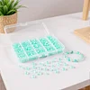 800Pcs 4/6/8/10mm Glass Beads for Jewelry Making Crystal Faceted Jewelry Beads with Holes for Bracelets Necklace Pendants Making Supplies