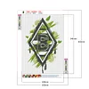 Fußball Borussia Mönchengladbach - Rund Diamant Malerei- 30*40CM