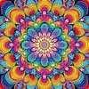 Mandala - speziell geformte Diamantmalerei - 30 * 30cm
