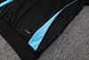 Joyfball 2024/2025 Argentina Half-Pull Hat Style Training Suit  Black Jersey 1:1 Thai Quality Set