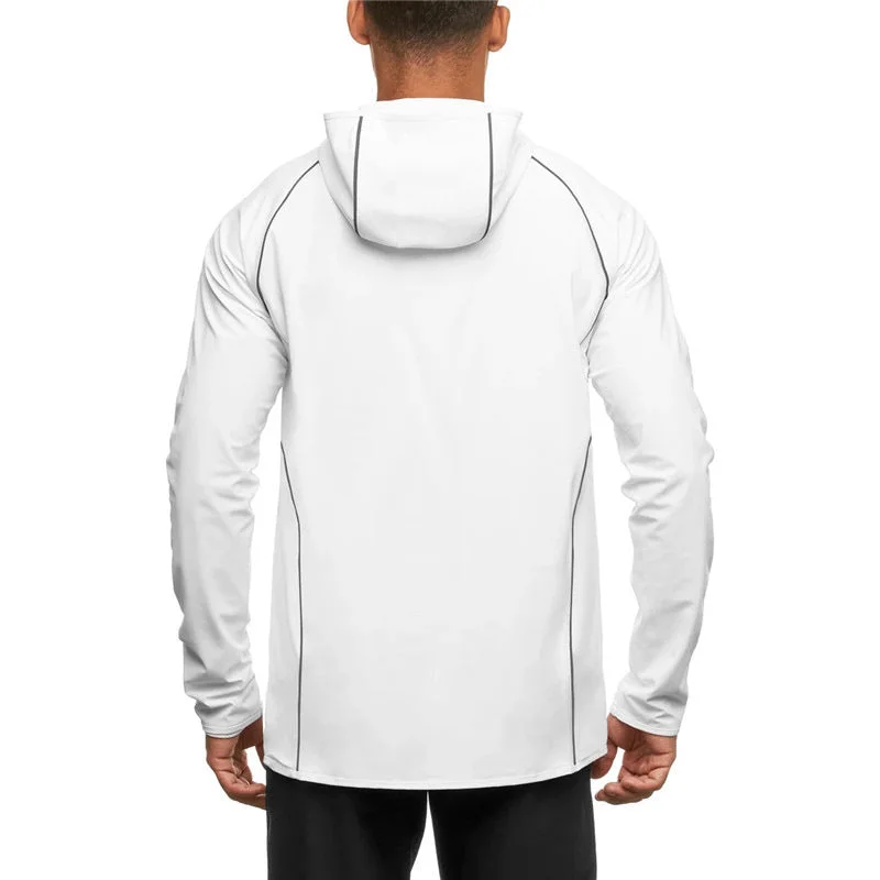 Men's Hooded Running Mountaineering Long Sleeve Sweatshirt