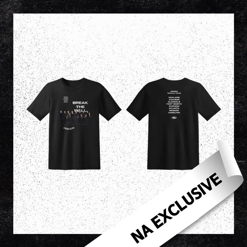 ATEEZ The store Fellowship: Break the Wall World Tour NA Exclusive Long Sleeve T-Shirt