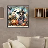 Diamond Painting-DIY Full Round Drill Halloween Pumpkin Girl