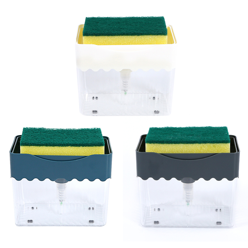 

Automatic Soap Dispenser Hand Press Home Kitchen Sponge Liquid Soap Pump, White, 501 Original