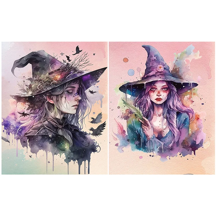 Full Round Drill Diamond Painting - Harry Potter Witch Broom Hat