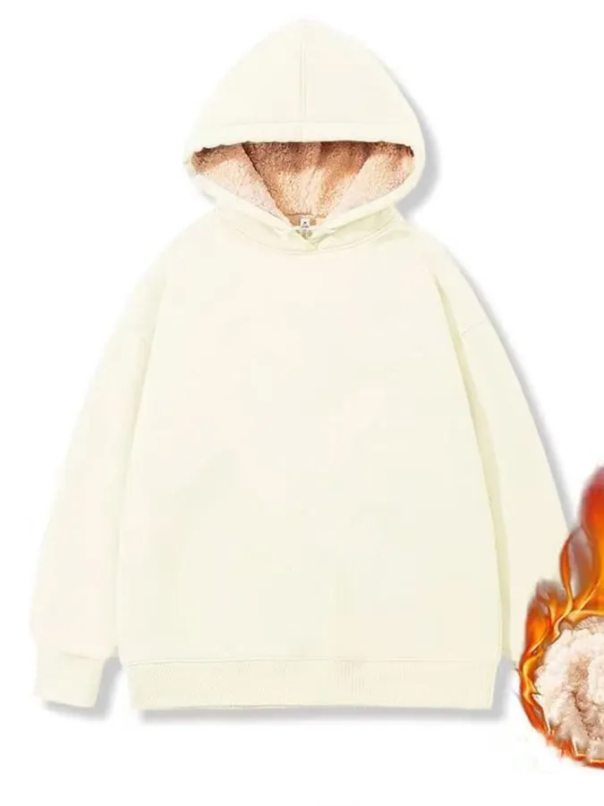 Women's Sherpa Warm Casual Hoodie