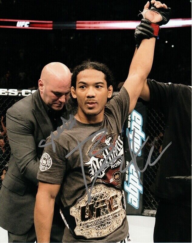 Smooth Ben Benson Henderson UFC Bellator Autographed Signed 8x10 Photo Poster painting CFS