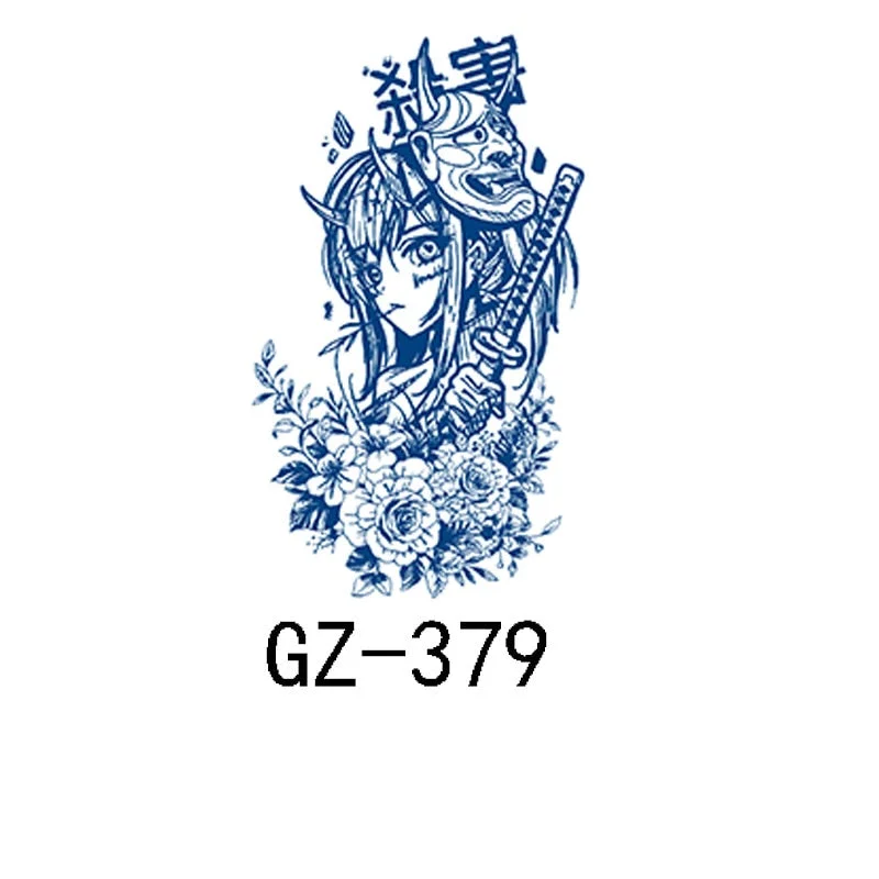 Net Red Herbal Juice Tattoo Sticker Semi-permanent Waterproof Sweat-proof Tattoo Masking Scar Temporary Tattoo