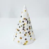 5 BAGS Golden Silver Polka Dots Kids Birthday Party Cone Hats