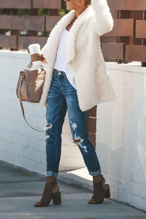 Vanderbilt Pocketed Sherpa Statement Jacket