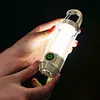 Super Bright Flashlight USB Charging 150LM Mini Camping Light for Hiking (Khaki)