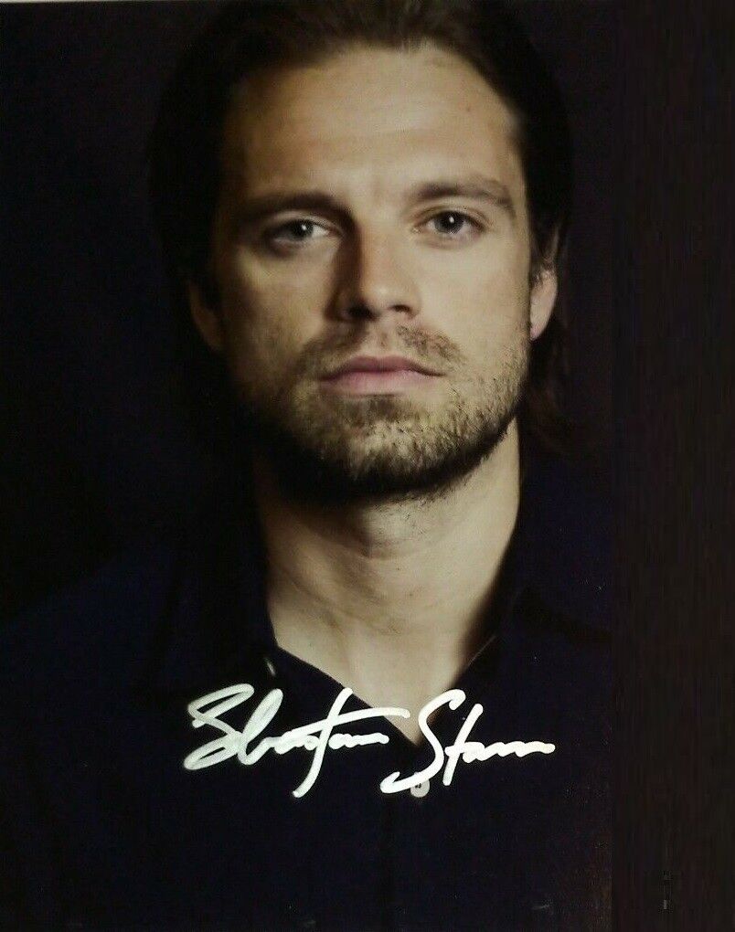 Sebastian Stan Autographed Signed 8x10 Photo Poster painting ( Captain America ) REPRINT