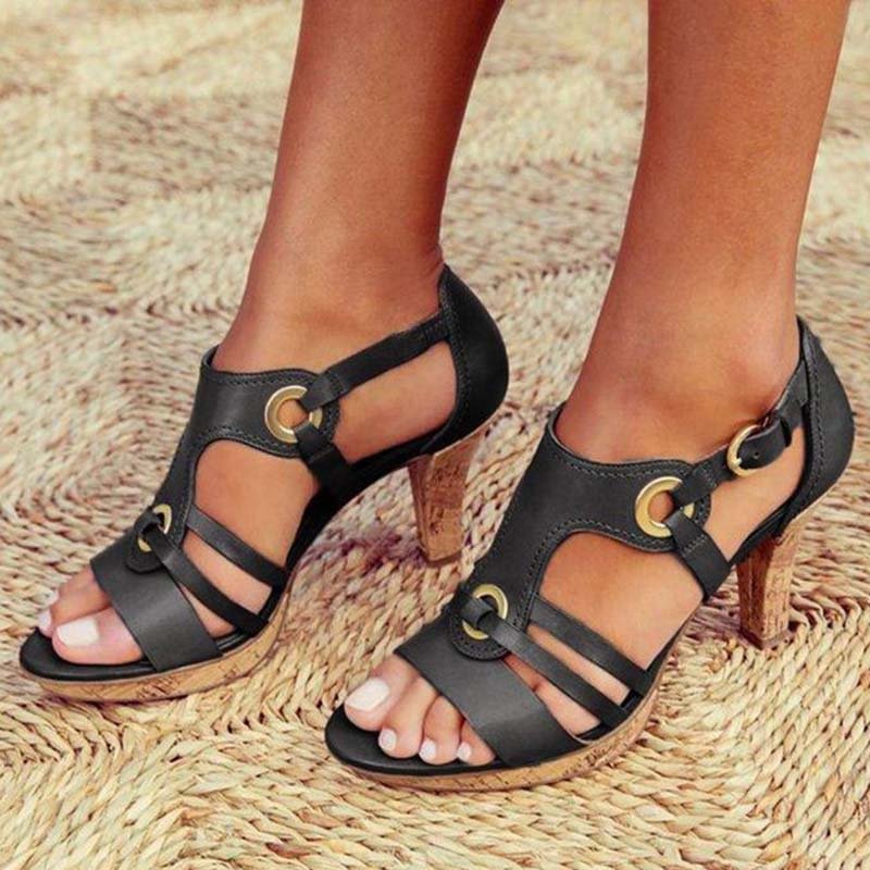 Women's Sandals Summer Roman Woman Shoes High Heel Retro Bohemia Shoes Female Comfortable 2021 Sandals Ladies Casual Footwear