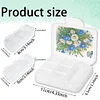 (US Local)Flowers Grass Pill Storage Box Diamond Painting Pill Case for Art Craft