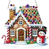 Kit de pendentif de peinture acrylique &agrave; un seul c&ocirc;t&eacute; de No&euml;l 20 cm
