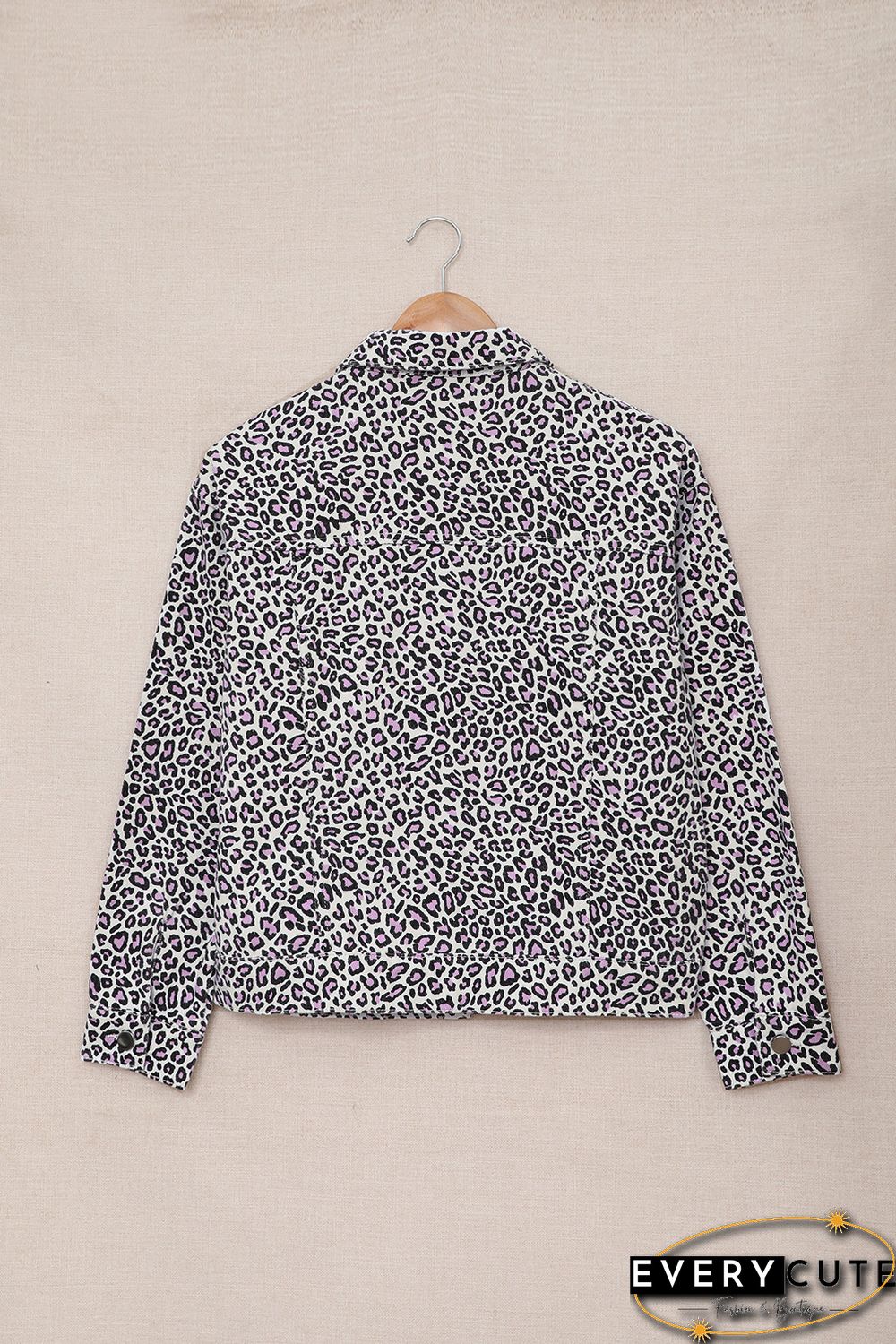 Leopard Print Casual Jacket