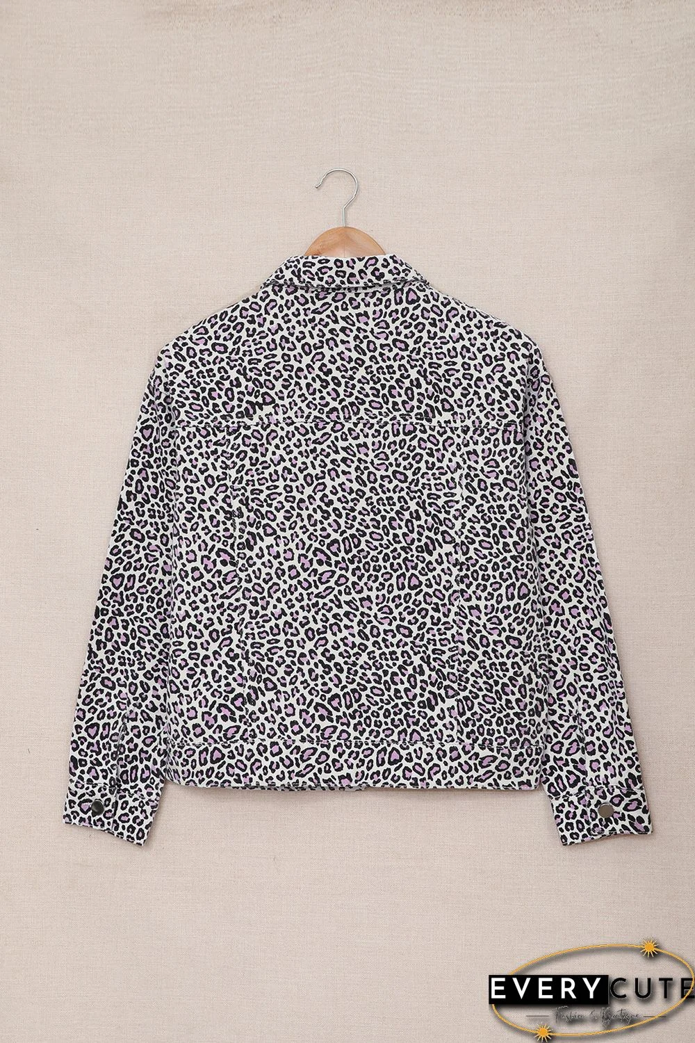 Leopard Print Casual Jacket
