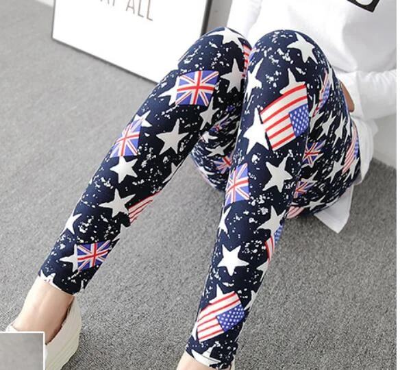 CUHAKCI Floral Sexy Pants Printed Legging Women Love Fitness Leggins Push Up Trousers Casual High Quality Sport
