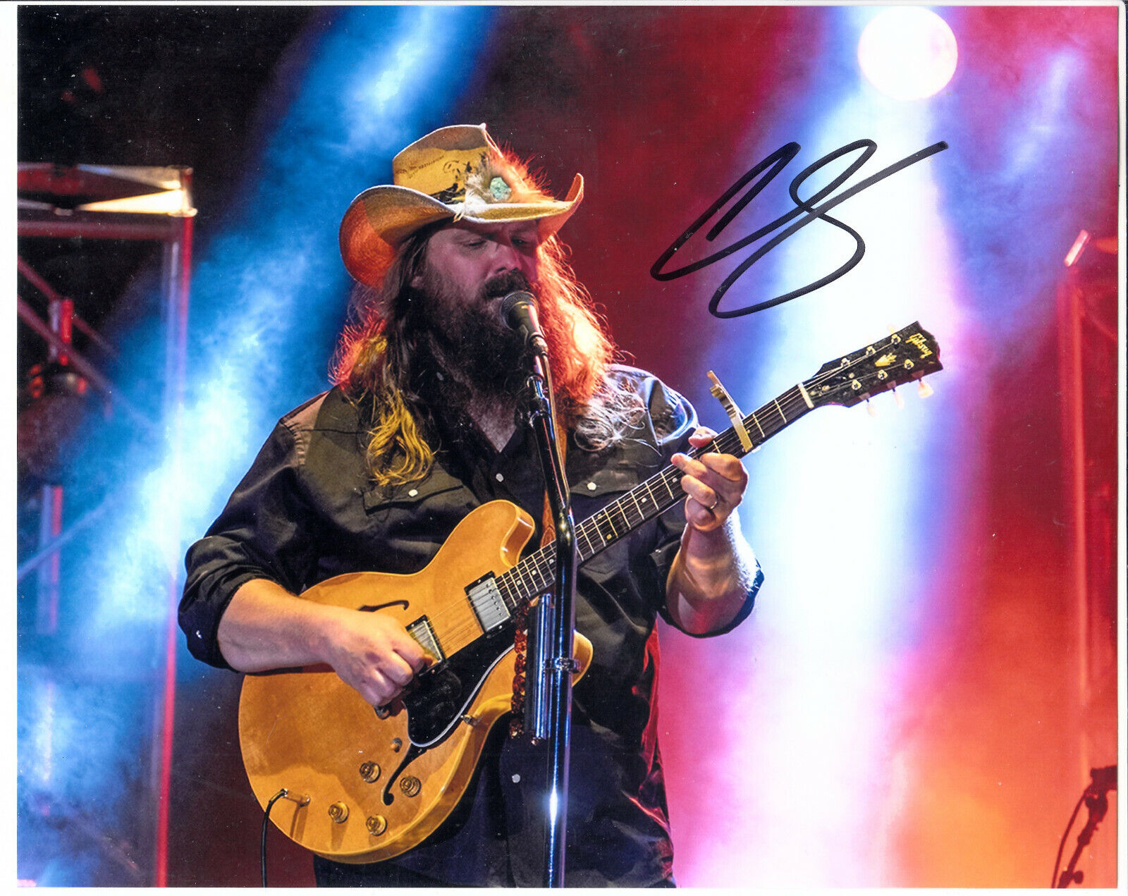 Chris Stapleton country superstar singer Autograph Signed 8x10