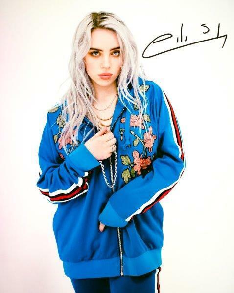 REPRINT - BILLIE EILISH Signed Autographed 8 x 10 Photo Poster painting Poster Man Cave