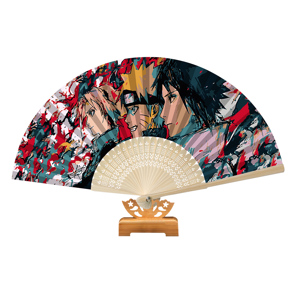 

Ninja Anime - Paint By Numbers - Folding Fan, 501 Original