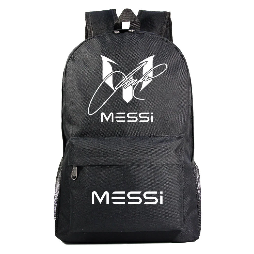 Buzzdaisy Get Your Young Soccer Star Ready with our Lionel Messi Theme School Bag - Durable, Waterproof and Laptop-Ready!