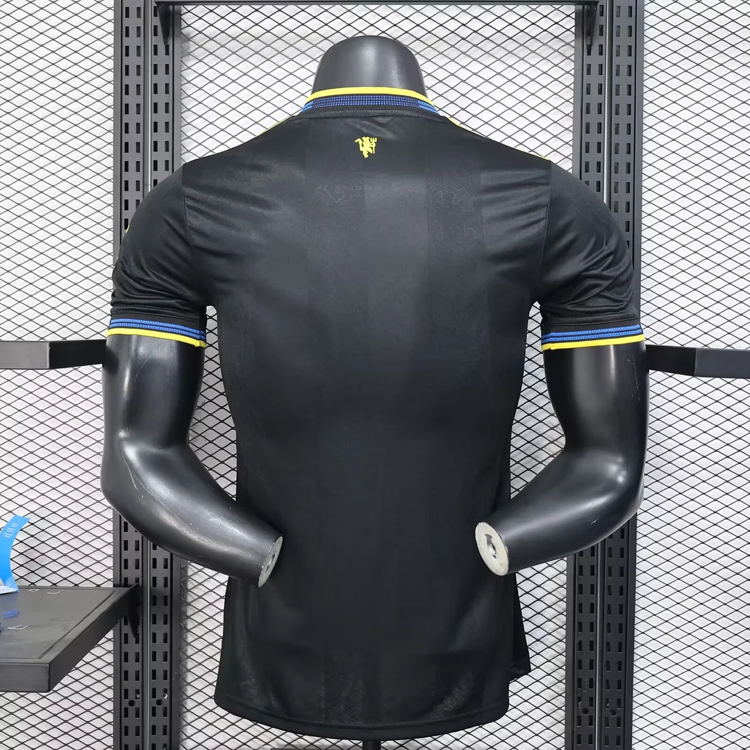 25/26 Manchester United Third Away Player Version Men's Football T-Shirt