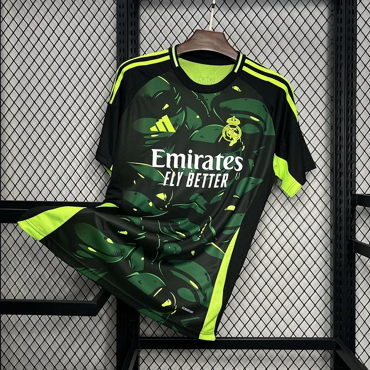 Real Madrid Limitierte Sondertrikot 2024-2025 - Schwarz Grün