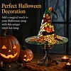 Witch Hat Desk Ornament Maple Leaf Resin Halloween Night Light