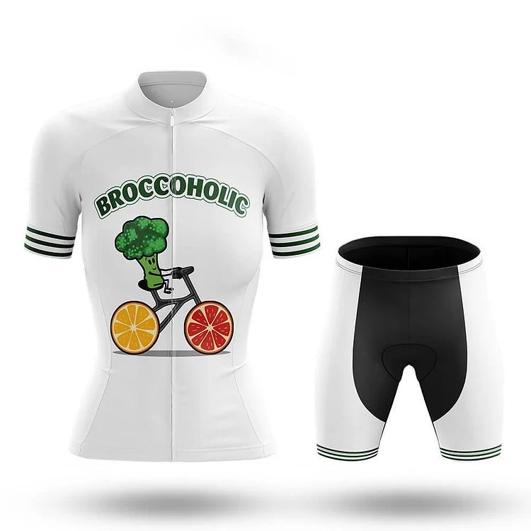 Broccoholic Women's Short Sleeve Cycling Kit