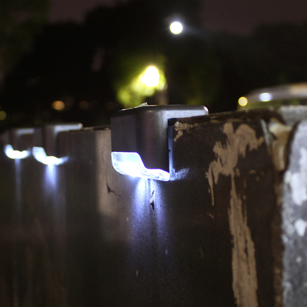 

4x Waterproof Solar Deck Step Wall Lights Pathway Stairs Fence Decor Lamps, 501 Original
