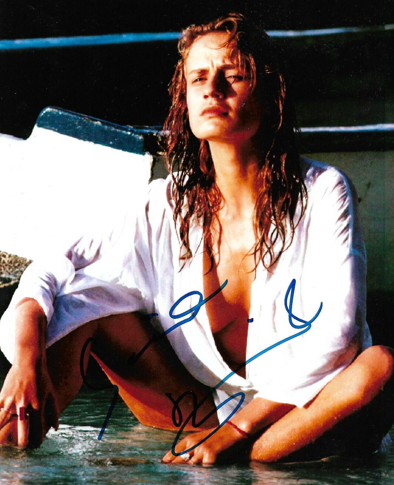 Sandrine Bonnaire signed 8x10 inch Photo Poster painting autograph